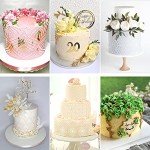 6-Piece Floral Cake Decorating Stencil Set