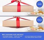15 Pack Cake Boxes with Window and Boards