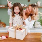 12PCS Large Cake Boxes with Boards & Ribbons