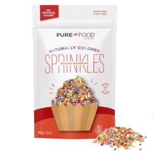 Vegan Rainbow Nonpareils Sprinkles for Baking