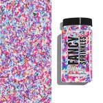 Colorful Star-Shaped Roller Disco Sprinkles for Treats