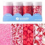 Heart Sprinkles Mix for Valentines Baking Decor