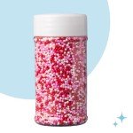 Heart Sprinkles Mix for Valentines Baking Decor