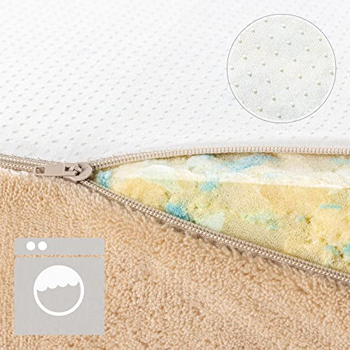 ZINUS 33 cm Foam Pet Stairs for Dogs & Cats