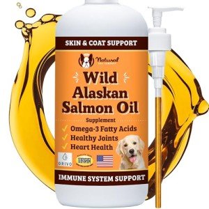 Natural Dog Salmon Oil for Healthy Skin & Coat
