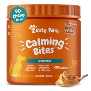 Zesty Paws Calming Dog Chews with Peanut Butter