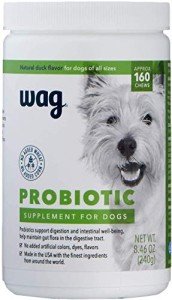 Duck Flavor Probiotic Chews for Dogs, 160 Count