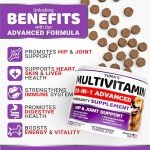 Chewable Dog Multivitamin with Glucosamine - 170 Treats