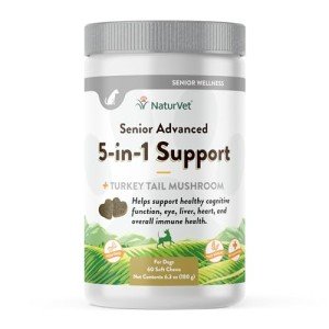 NaturVet Senior 5-in-1 Dog Health Supplement