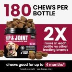 Wuffe Glucosamine Joint Chews for Dogs - 180 Ct