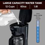 Mueller 12-Cup Drip Coffee Maker: Auto Warm Feature, Anti-Drip