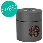 Coffee Gator French Press + Travel Jar - 34oz Gray