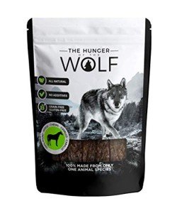 Wolf Snacks for Dogs - 100% Horse Meat, 200g