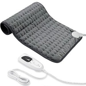 Electric Heating Pad with Auto Shut-off - Gray