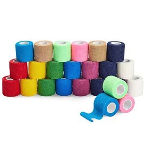 Self-Adhesive Bandage Roll (24 Pack) - 12 Colors
