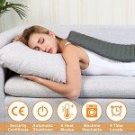 Electric Heating Pad with Auto Shut-off - Gray