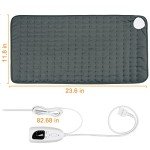 Electric Heating Pad with Auto Shut-off - Gray