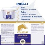Vetripharm EQUIPUR Zinc Forte for Horses 1kg