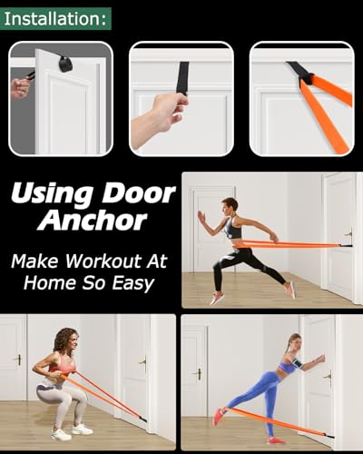 Zacro Resistance Bands Set for Home Workouts