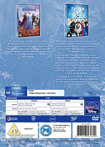 Frozen Double Pack DVD - Elsa & Anna Adventures