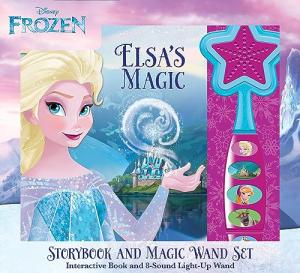 Frozen Elsa Storybook and Magic Wand Set