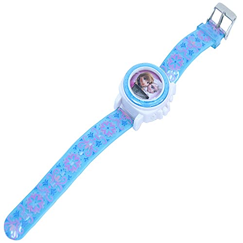 Disney Frozen Anna and Elsa Kids' Blue Watch