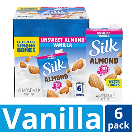 Silk Unsweetened Vanilla Almond Milk, 192 FL OZ