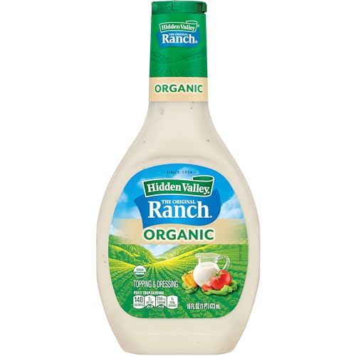 Hidden Valley Organic Ranch Dressing 16 Oz (6-Pack)
