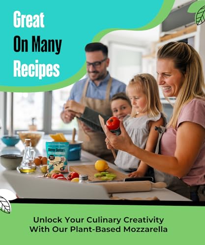 Vegan Mozzarella Cheese Shreds, Dairy Free Delight