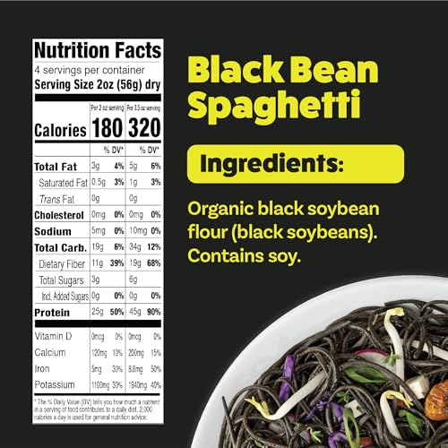 Organic Black Bean Spaghetti, 32 Oz Pack