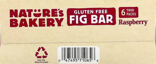Nature's Bakery Raspberry Fig Bars - 6 Pack