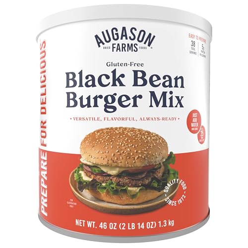 Augason Farms Gluten-Free Black Bean Burger, 2 lbs