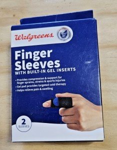 Walgreens Gel-Insert Finger Sleeves - 2 Pack