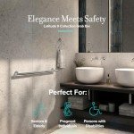 Gatco Latitude II 24" Chrome Bathroom Grab Bar