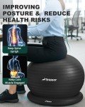 Trideer Exercise Ball Chair for Balance & Stability