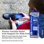 PowerStep Pinnacle Wide Arch Support Insoles