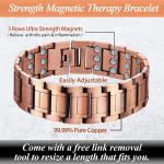 Cigmag Triple Strength Copper Magnetic Bracelet Set
