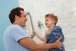 24-Inch Designer Shower Grab Bar with Curled Grip