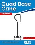 Adjustable Quad Cane for Extra Stability and Comfort
