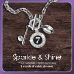 Rheumatoid Arthritis Awareness Silver Toggle Bracelet