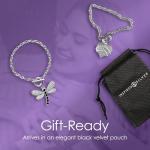 Rheumatoid Arthritis Awareness Silver Toggle Bracelet