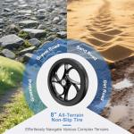 Aojin Steerable Knee Walker for Foot Injuries