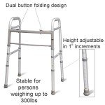 Lightweight Folding Walker for Seniors and Adults