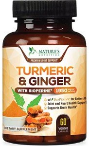 Turmeric Curcumin Joint Support with Ginger - 60 Caps