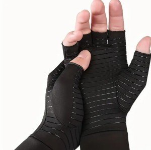Copper Compression Gloves for Arthritis Pain Relief