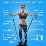 5-Pack Non-Latex Resistance Bands for Therapy and Strength