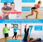 5-Pack Non-Latex Resistance Bands for Therapy and Strength