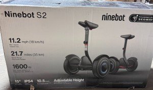 Self-Balancing Off-Road Scooter with Tires