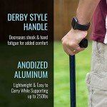 Lightweight Adjustable Aluminum Walking Cane - Blue Ice