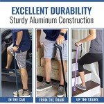 Lightweight Adjustable Aluminum Walking Cane - Blue Ice